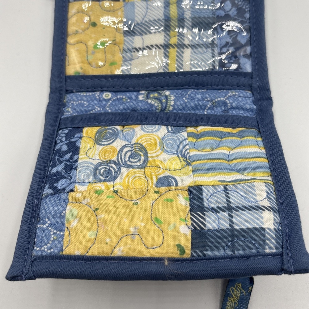 Donna Sharp Quilted Patchwork Foldable Wallet, Ye… - image 8